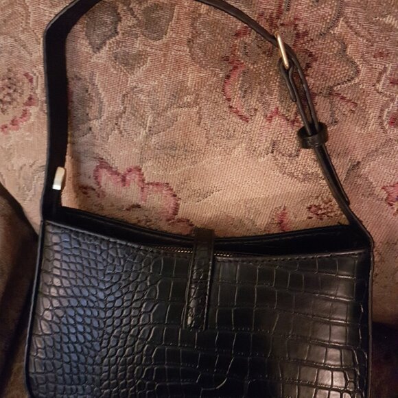 YSL logo black shoulder bag. - Picture 6 of 9